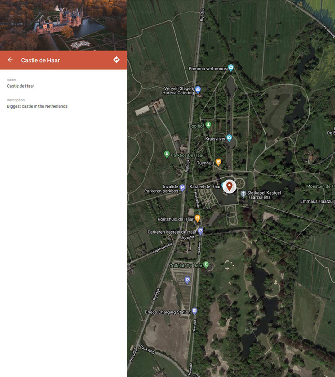 MyMaps Netherlands Castle de Haar
